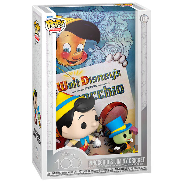 Funko Pop! Movie Posters Disney 100 Pinocho Pinocchio & Jiminy Cricket